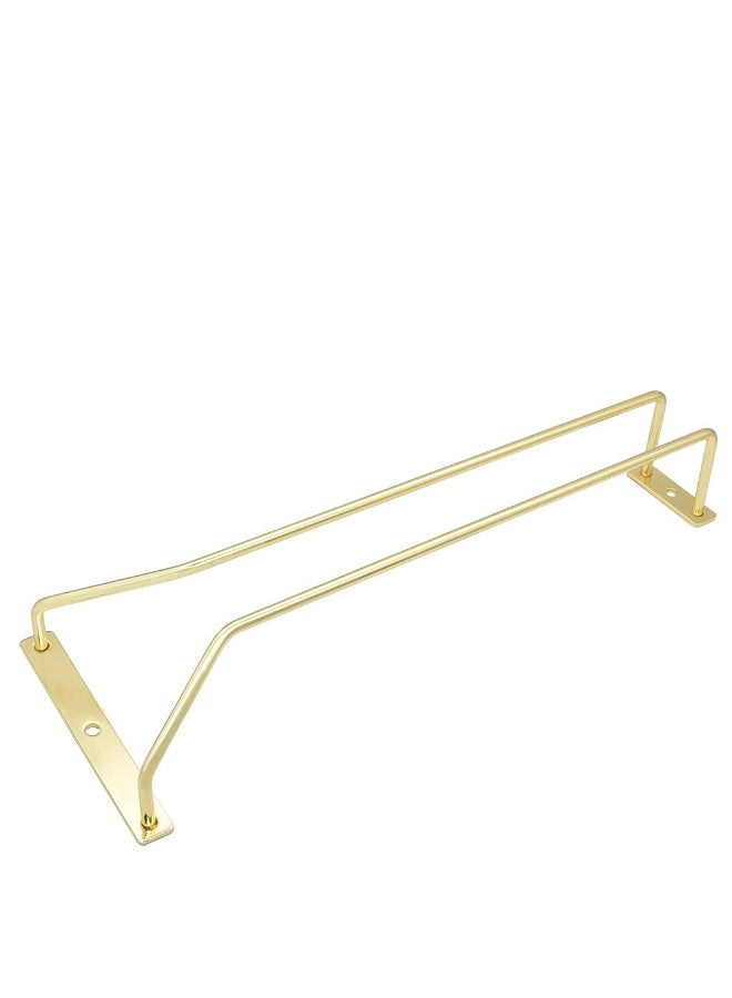 Golden 12-Inch Under Cabinet Hanging Wine Glass Rack, 3-Piece Set - Image 5