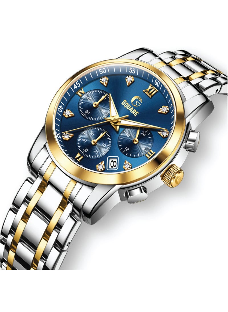 Gsquare Women’s Analog Quartz Two tone Stainless Steel Watch – Model 2858 - Image 2