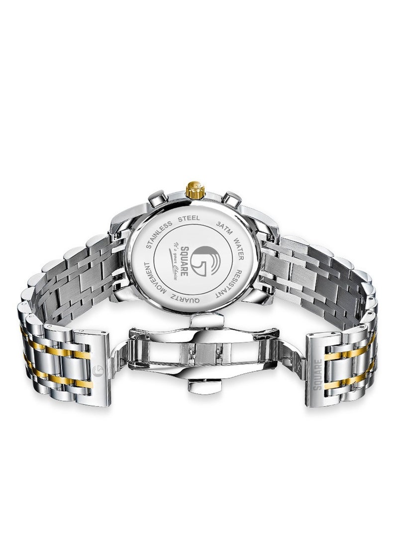 Gsquare Women’s Analog Quartz Two tone Stainless Steel Watch – Model 2858 - Image 3