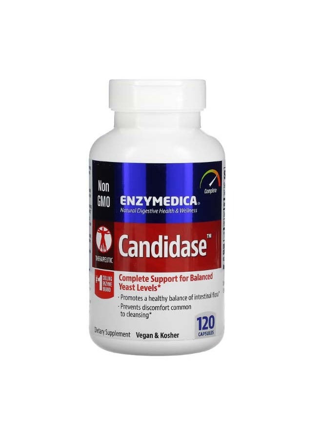 ENZYMEDICA Candidase 120 Capsules  - Image 1