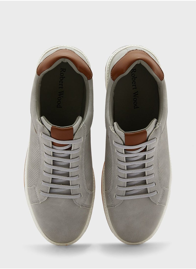 Robert Wood - Dummy Lace Casual Slip Ons - Image 1