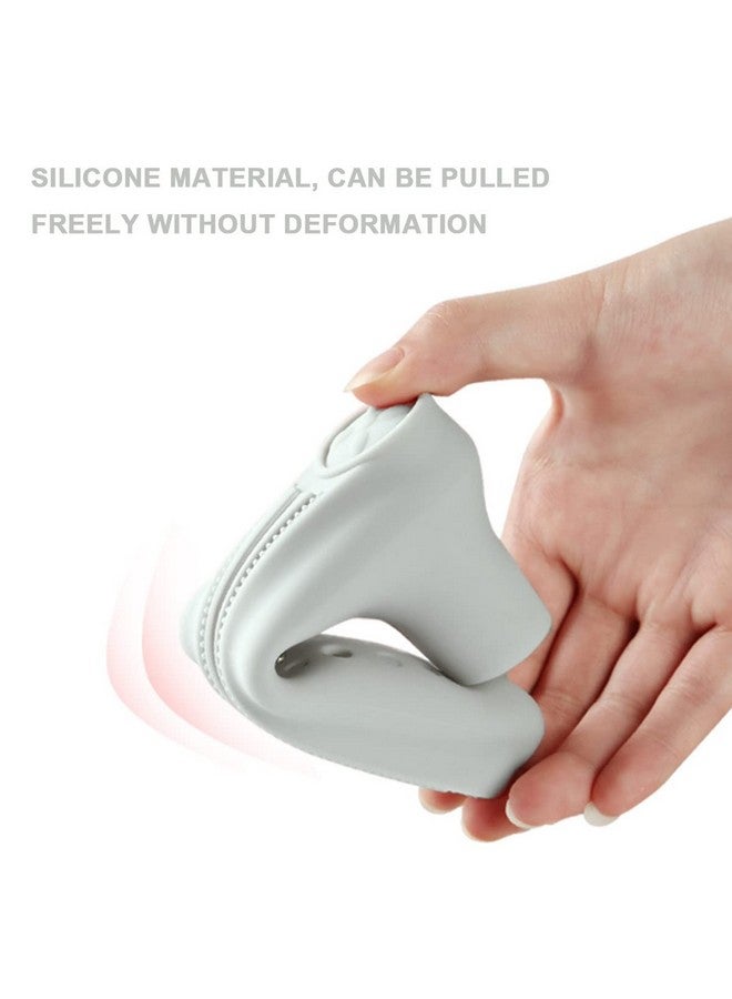 MIKMAYTOO Door Levers Handle Cover, 2 PCS Anti-Collision Anti Static Electricity Door Handle Silicone Protective Cover for Children protectoin (Grey) - Image 3