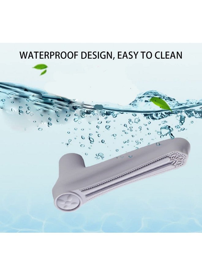 MIKMAYTOO Door Levers Handle Cover, 2 PCS Anti-Collision Anti Static Electricity Door Handle Silicone Protective Cover for Children protectoin (Grey) - Image 2