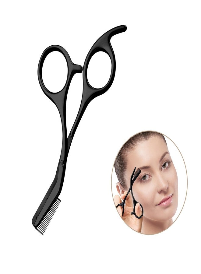 BoxedHome BoxedHom Eyebrow Trimming Scissors with Combs, Perfect Gifts for Men and Women, Black - Image 5
