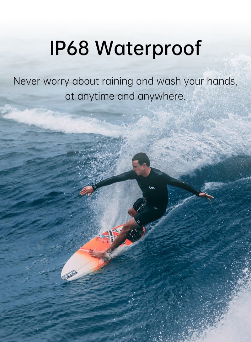 RollsTimi  Men's Military Smart Watch, I is Rugged and Durable, Supports Bluetooth Calls, 1.39-Inch Fitness Watch Tracker, i96 Black. - Image 3