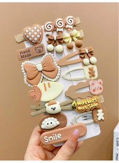 Generic 14 pcs Girl Hair Clips Girl Hair Accessories for Girls Kids Hair clips Cute bow hairpin  - Image 2