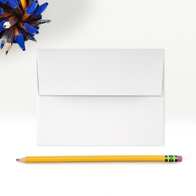 LUXPaper أظرف دعوات LUXPaper A2 | قابلة للفتح واللصق | 4 3/8" × 5 3/4" | أبيض | 80 رطل. نص | 50 عدد - Image 4