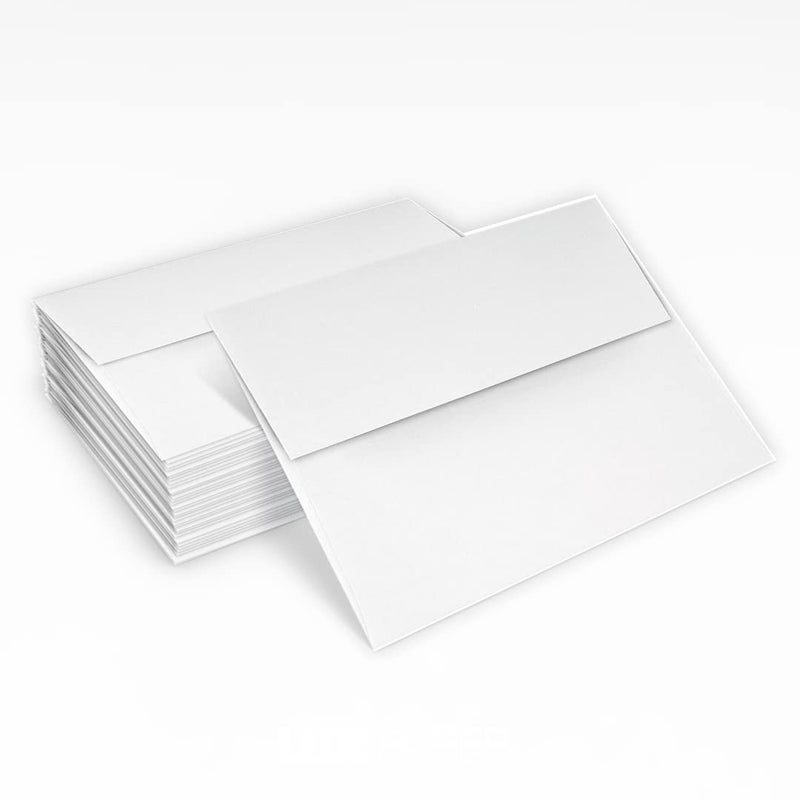 LUXPaper أظرف دعوات LUXPaper A2 | قابلة للفتح واللصق | 4 3/8" × 5 3/4" | أبيض | 80 رطل. نص | 50 عدد - Image 5