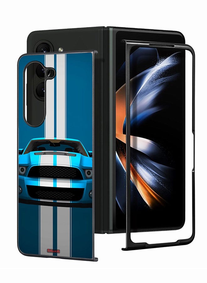 Tolwak Samsung Galaxy Z Fold 5 Protective Case Cover Car Abstract Art - Image 1