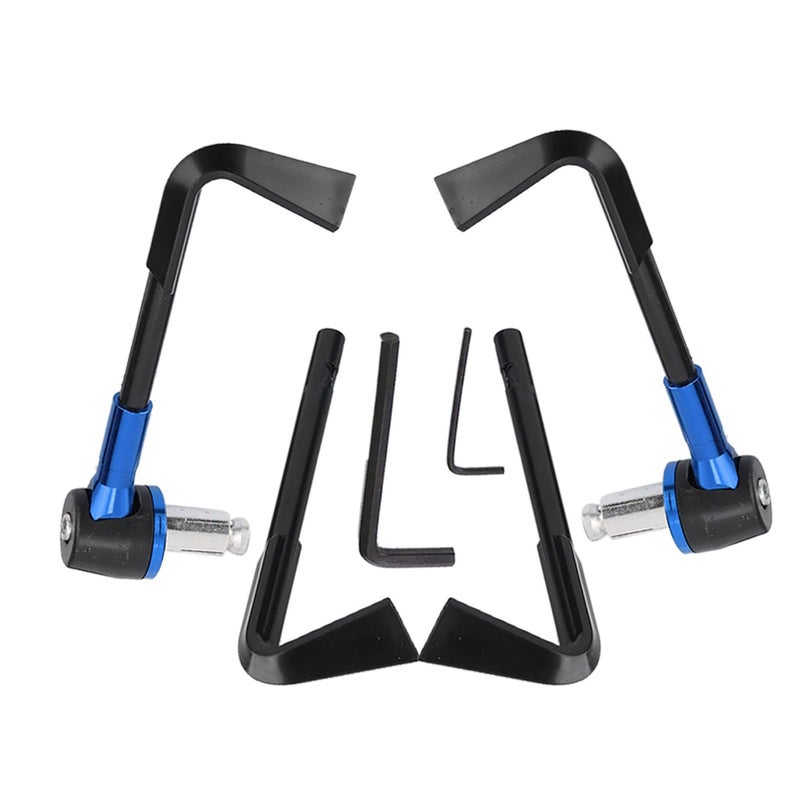 CNC Aluminum Alloy Motorcycle Brake Lever Guard Protector Handlebar With Hex Wrench For 22mm Handlebar Blue - Image 3