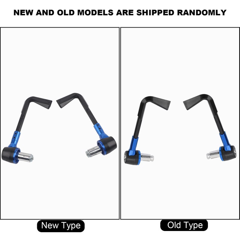 CNC Aluminum Alloy Motorcycle Brake Lever Guard Protector Handlebar With Hex Wrench For 22mm Handlebar Blue - Image 4