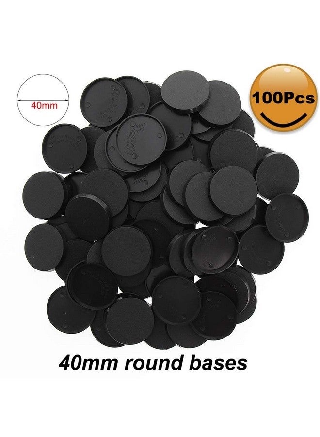 Evemodel MB540 100pcs Round Plastic Model Bases 40mm or 1.57inch for Gaming Miniatures or Wargames Table Games - Image 5