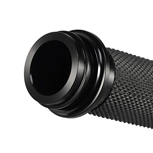 Benlari Motorcycle Black Hand Grips 1 Inch Handlebar Grips Electronic Throttle Universal Compatible for Harley Davidson Touring Softail Road Street Glide Road King 2008-2024 - Image 4