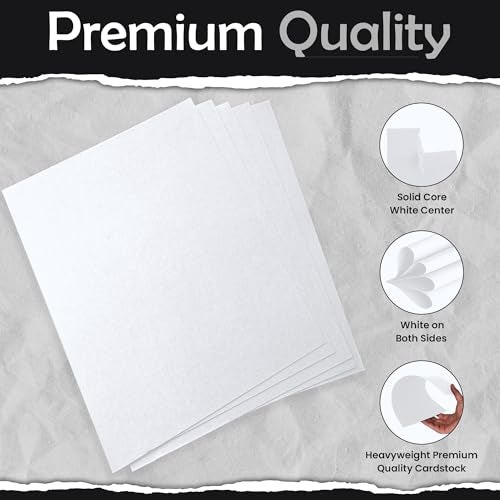 SANZIX 120 Sheets White Cardstock 5" x 7" - 80 Lbs/220 GSM, Laser & Inkjet Printer Compatible Invitation Paper | 5x7 Cardstock Paper for Printing | Invitation cards, Postcards, Note Cards - Image 3