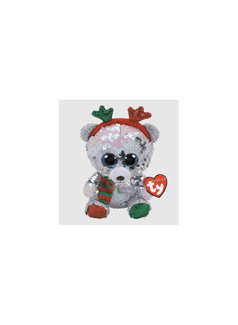 Ty panda bear with Christmas/holiday - Image 3