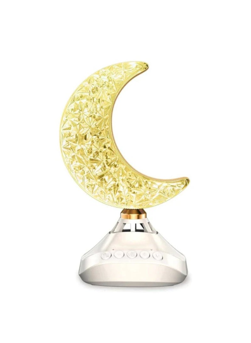 DIGI CORE Quran Speaker Moon Lamp Table Night Lamp Remote Control And App Control 16 Colors LED Lights With Quran Bluetooth Speaker Quran Lamp For Bedroom Living Room - Image 1