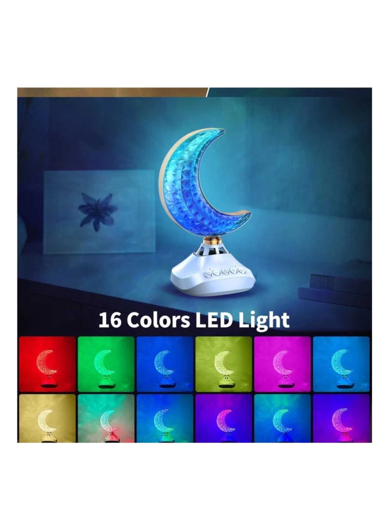 DIGI CORE Quran Speaker Moon Lamp Table Night Lamp Remote Control And App Control 16 Colors LED Lights With Quran Bluetooth Speaker Quran Lamp For Bedroom Living Room - Image 4
