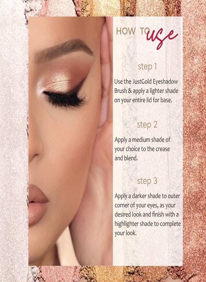 JUST GOLD Justgold Master Professional Collection 10 Color Eyeshadow Palette Highly Pigmented Blendable Long Lasting Shimmer Shade For Party for Women Girls (#562-01) - Image 5