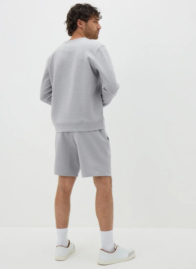 Matalan Grey Textured Shorts