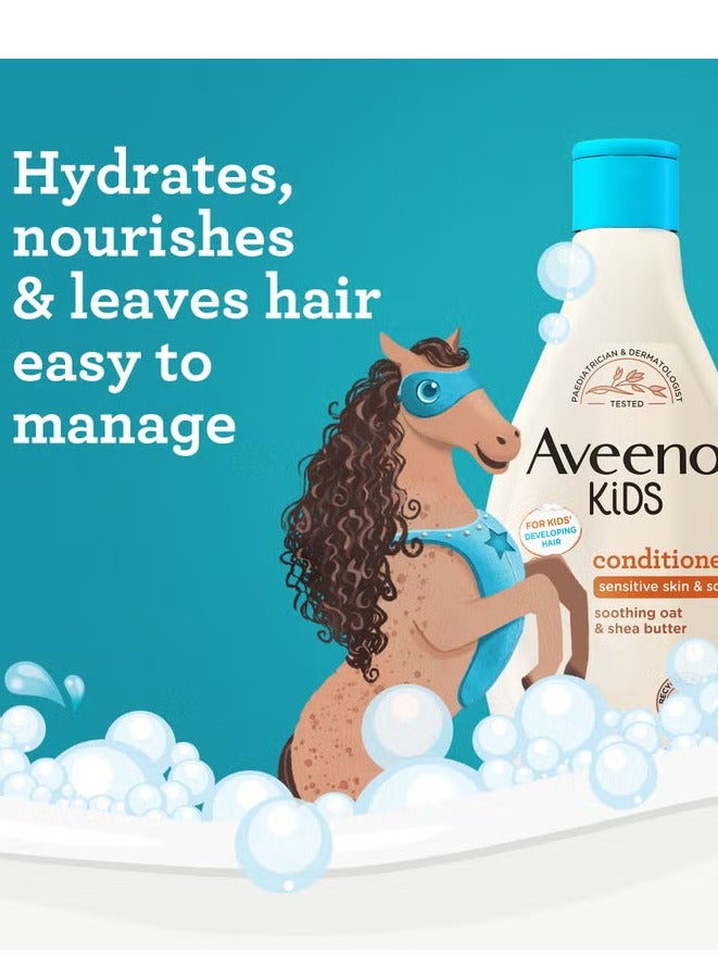 Aveeno Kids Conditioner with Soothing Oat and Shea Butter 250ml - Image 3