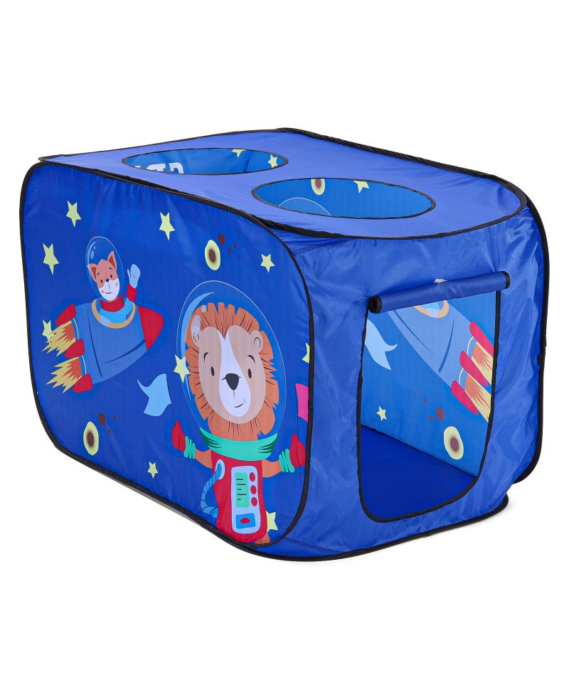 PlayNation Play Nation Space Theme Pop-Up Play Tent House, Foldable, Encourages Imaginative Play, BIS Certified, 3 Years+, L 72 x B 72 x H 112 cm - Blue - Image 3