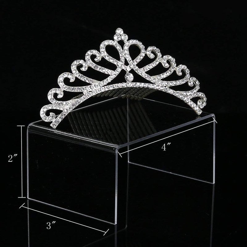 YFEEN Pack of 12 Acrylic Spacers for Display, Clear Stand for Cupcakes, Funko Pop Figures, Cosmetics, Collectibles Display - Image 2