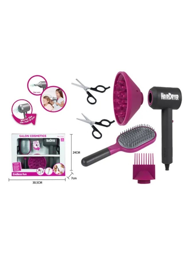 TOY GARDEN Kids Hair Salon Play Set - Pretend Beauty Salon Toy Kit with Styling Tools | Fun & Educational Gift for Girls | Perfect for Pretend Play  - Image 1