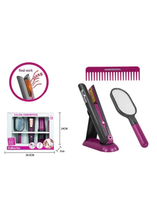 TOY GARDEN Kids Hair Salon Play Set - Pretend Beauty Salon Toy Kit with Styling Tools | Fun & Educational Gift for Girls | Perfect for Pretend Play  - Image 2