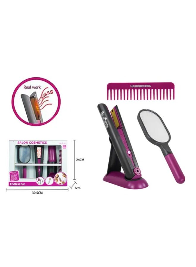 TOY GARDEN Kids Hair Salon Play Set - Pretend Beauty Salon Toy Kit with Styling Tools | Fun & Educational Gift for Girls | Perfect for Pretend Play - Image 3