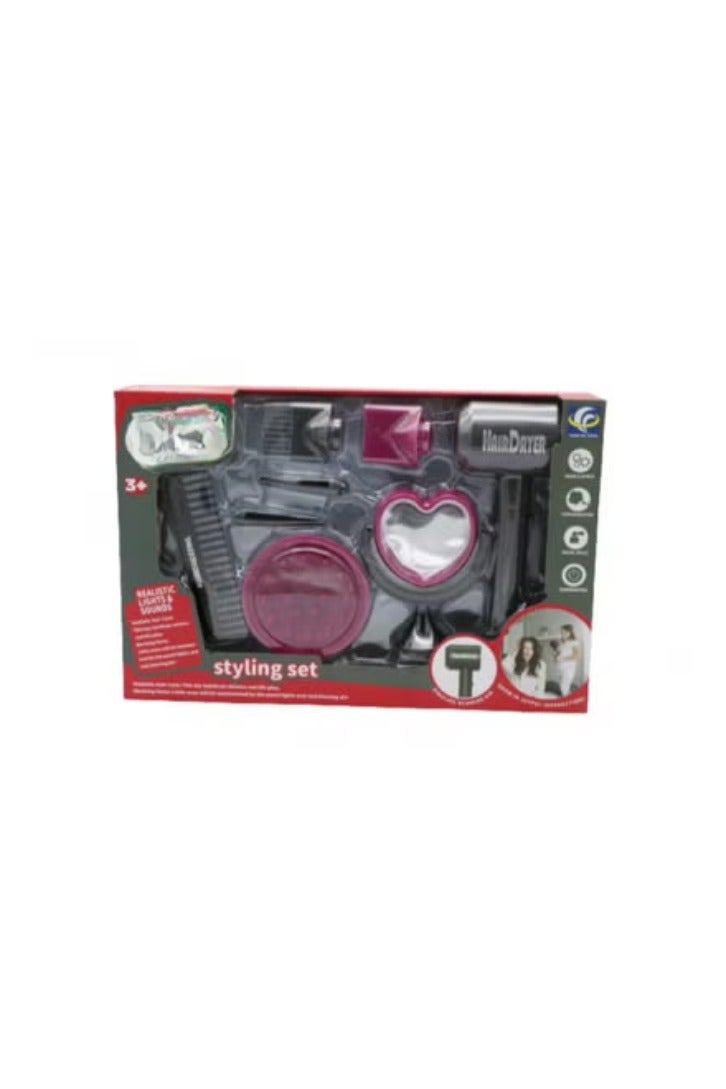 TOY GARDEN Kids Hair Salon Play Set - Pretend Beauty Salon Toy Kit with Styling Tools | Fun & Educational Gift for Girls | Perfect for Pretend Play - Image 4