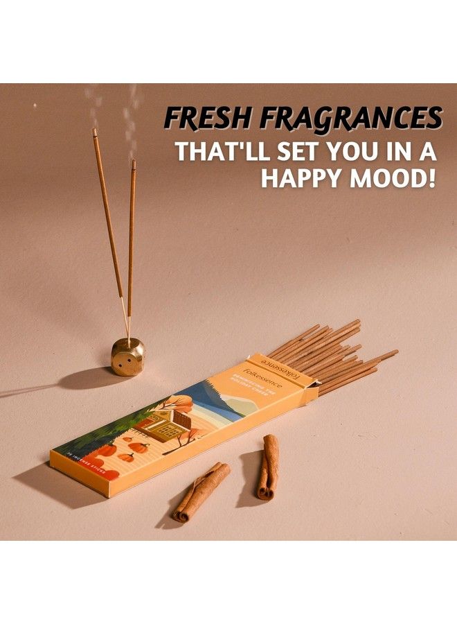 Folkulture Pumpkin Spice Fall Incense Sticks Set Of 75 Inscentssticks For Positive Aura Scented Sticks Natural And Non Toxic Incents For Healing Slow Burning Aroma Sticks (Pumpkin Spice) - Image 4