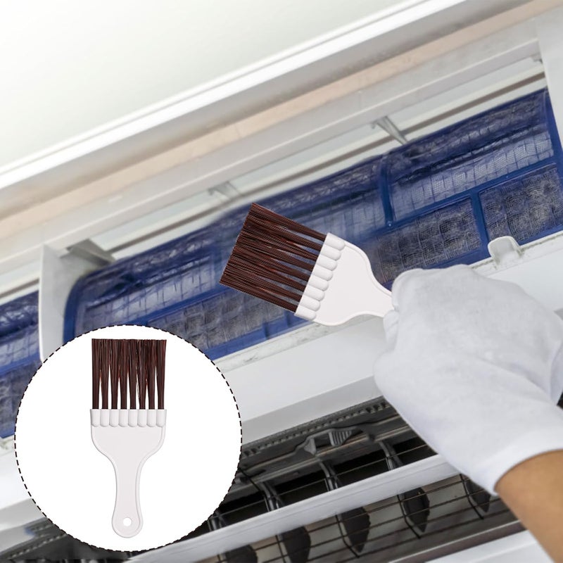 PEUTIER 2pcs Air Conditioner Condenser Fin Combs, Refrigerator Coil Cleaning Brush Evaporator Cleaner Stainless Steel Metal Radiator Fin Repair Tool for Refrigerators, Auto, Computers, Kitchens Gulf standard sizing alternatives - Image 4