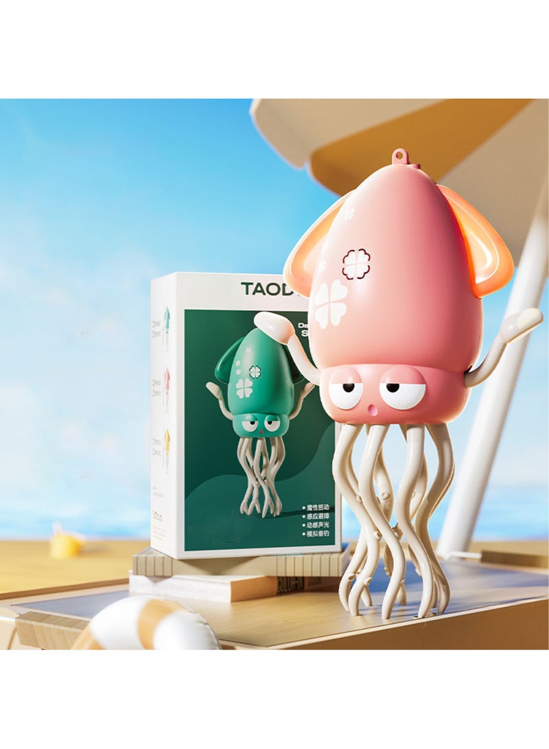 Magical dancing octopus toy octopus rechargeable dynamic sound and light children's electric educational  - Image 1