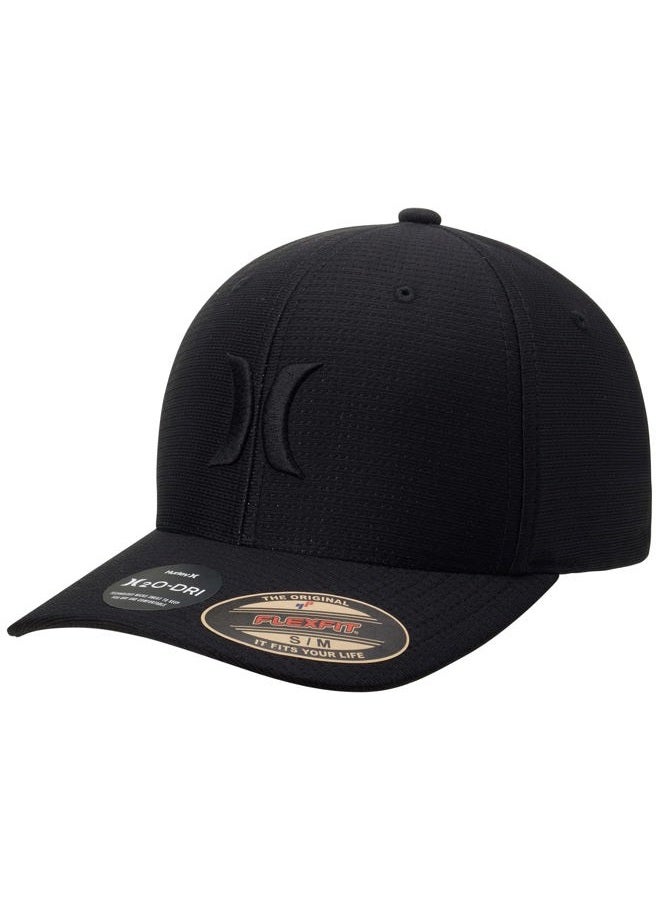 Hurley Men's Dri-fit Cutback Curved Bill Baseball Hat (Black, Large-X-Large) - Image 1