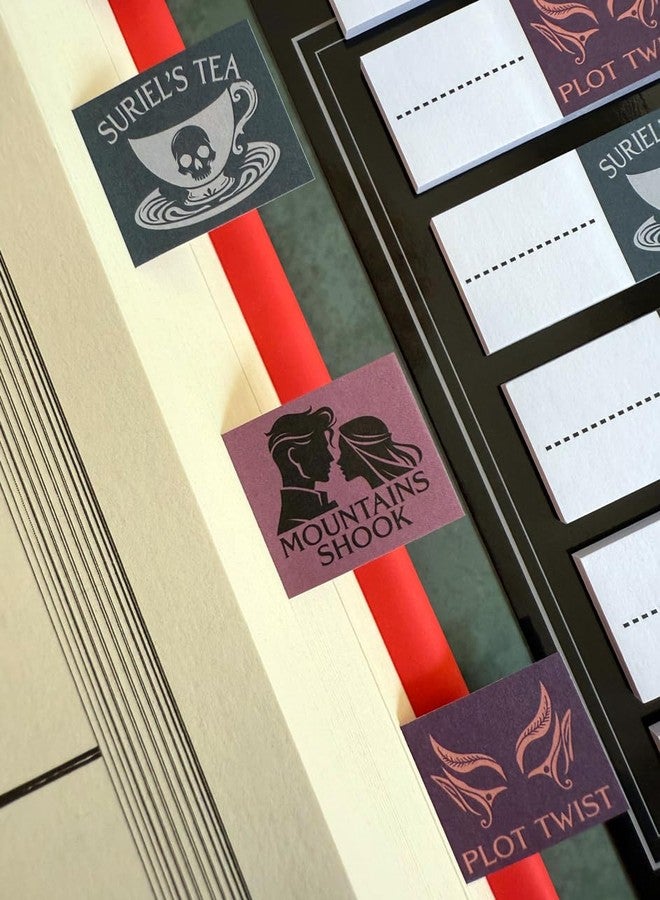 Conquest Journals A Court of Thorns and Roses Book Annotation Flags, 30 Sticky Bookmark Tabs, 9 Bookish Designs, Sarah J. Maas ACOTAR Collection, Gifts for Readers & Book Lovers, Officially Licensed - Image 5