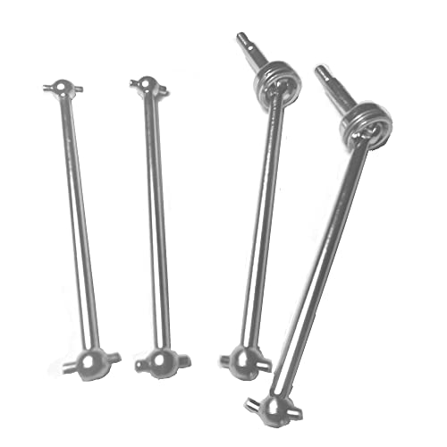 ZDingTech RC Metal CVD Drive Shaft Dogbone Joint Front Rear Set Upgrade Parts for WLtoys 144001 1/14 RC Car,124019 124018 124017 124016 144010 144002 RC Car Parts,1281+1315,4pcs - Image 2