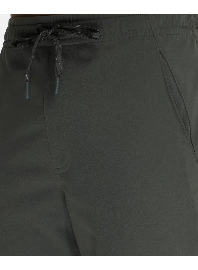 Jockey SP26 Men's Super Combed Cotton Rich Regular Fit Solid Shorts with Side Pockets_Deep Olive_L