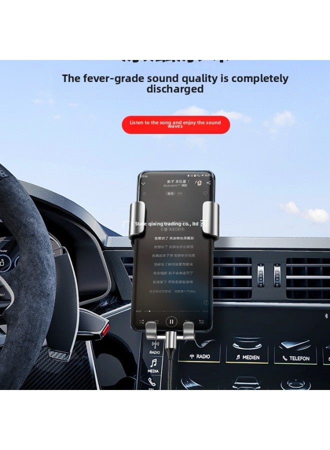 Aux Audio Cable Car Audio Box 3.5mm Double Head Plug Computer For Apple For Huawei Mobile Phone Typec Output-Color:[aux Audio Cable For Apple Version Black 1.0m - [high Sound Quality Upgraded Version] - Image 5