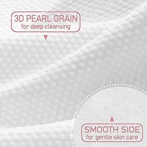 WOWOTEX 100% Cotton Disposable Face Towel 200 Count 10x12 Inch | Biodegradable Thick Soft One Time Use Dry Wipes for Sensitive Skin, Baby Care, Facial Cleaning, Makeup Removal - Image 5