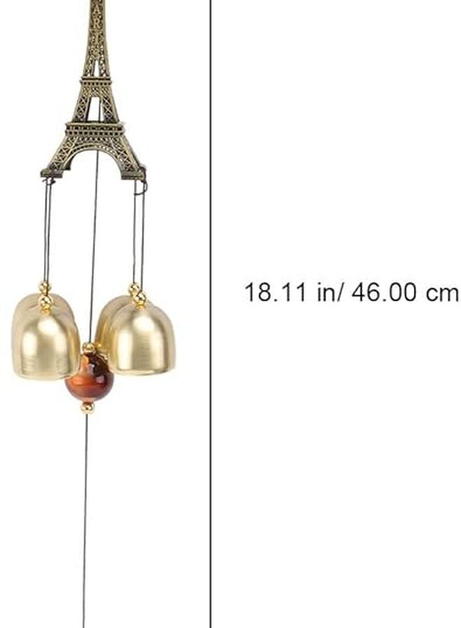 جرس رياح نحاسي سبيكة قديم كلاسيكي لتزيين المنزل والحديقة والفسحة - Image 3