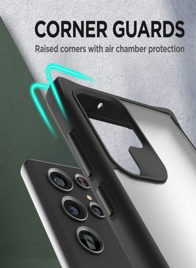 Encased Glacier-Clip Series for Samsung Galaxy S22 Ultra Case with Belt Clip Holster - Transparent Grip Cover Matte/Frost (S22-ULTRA 6.8") - Image 4