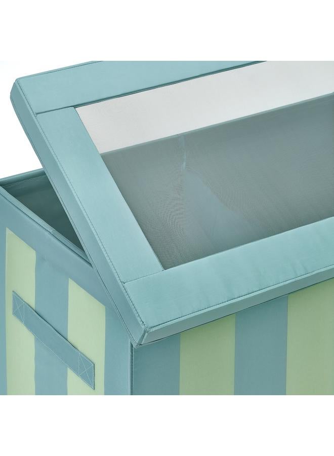 Zaboon Box with lid, blue/green, 81x45x44 cm - Image 4