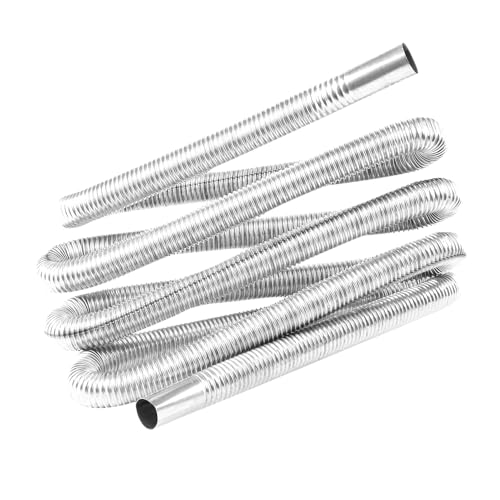 KAABEE Diesel Heater Exhaust Pipe Flexible Exhaust Tubing Generator Flex Extension Pipe Stainless Steel 1"/2.5cm Inner Diameter (118INCH 300CM) - Image 1