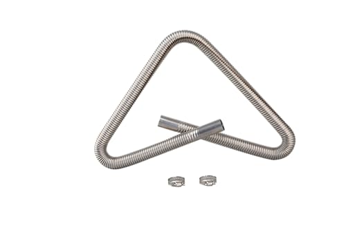 KAABEE Diesel Heater Exhaust Pipe Flexible Exhaust Tubing Generator Flex Extension Pipe Stainless Steel 1"/2.5cm Inner Diameter (118INCH 300CM) - Image 5