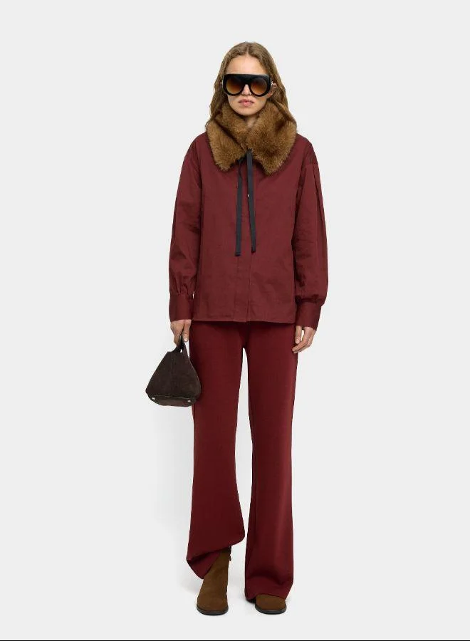 بارفوا قميص بأكمام طويلة 100٪ قطن