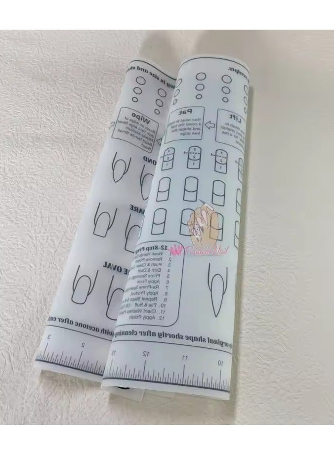 Goolsky 1Pc Silicone Acrylic Nail Practice Sheet Training Mat Salon Manicure Monomer Liquid Professional Application Tool - Image 2