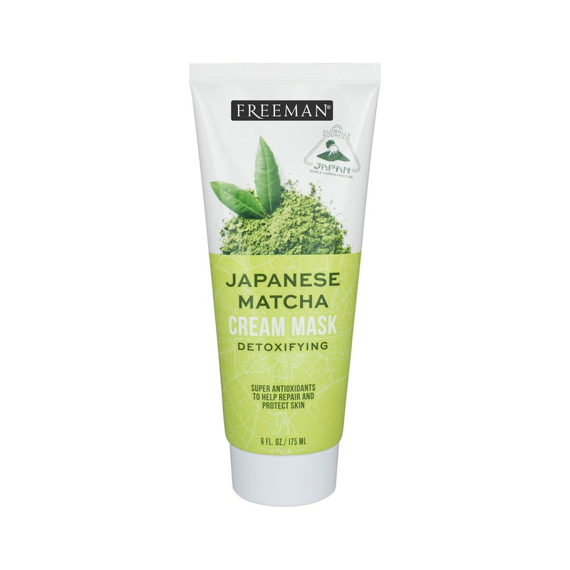 Freeman Exotic Blends Detoxifying Japanese Matcha Cream Facial Mask, 6 fl.oz./ 175 mL Tube - Image 1