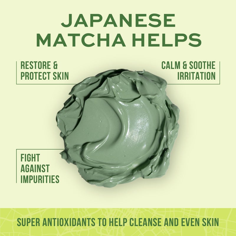 Freeman Exotic Blends Detoxifying Japanese Matcha Cream Facial Mask, 6 fl.oz./ 175 mL Tube - Image 2