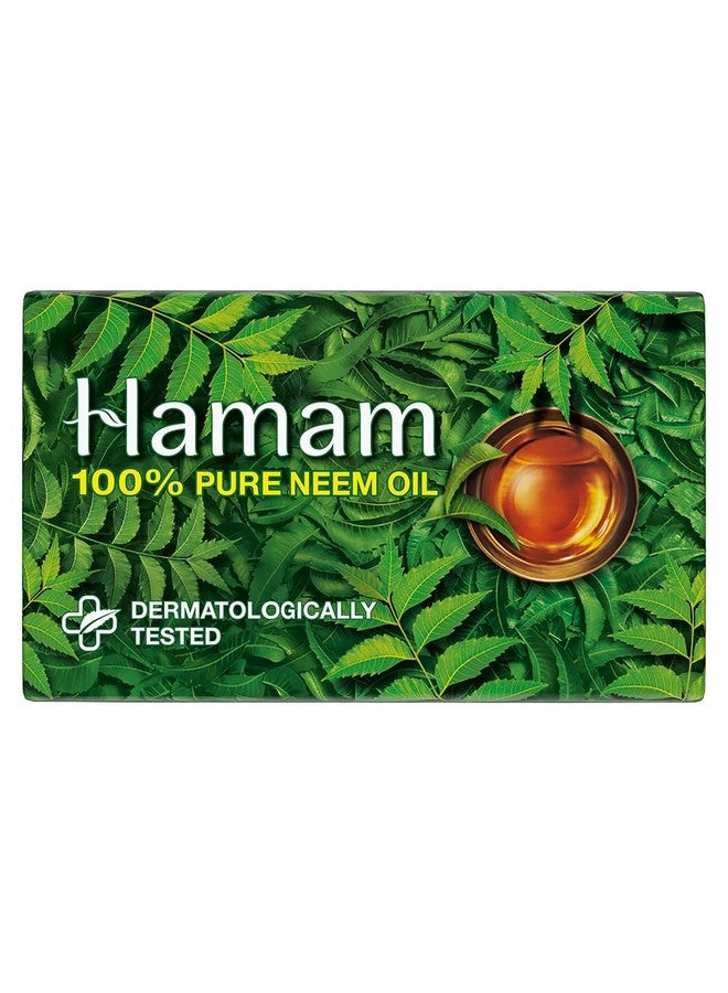Hamam 100% Pure Neem Oil Soap Bar, 150 g - - Image 1