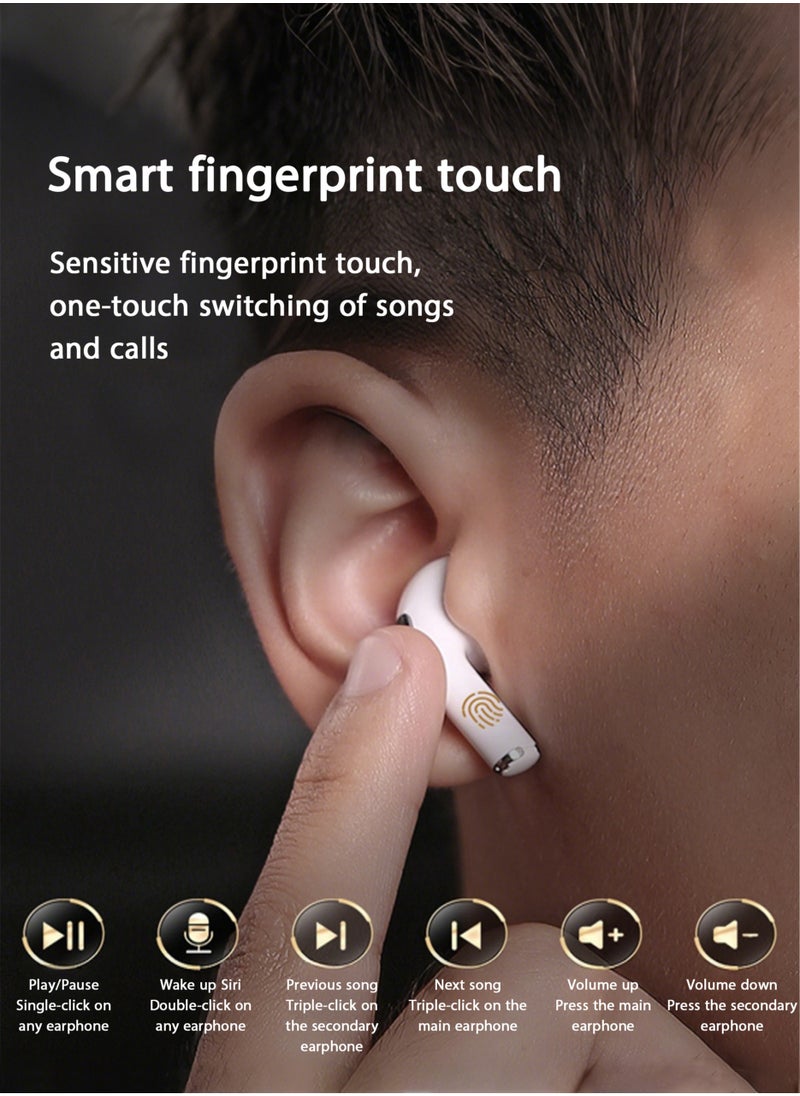 Jourvent - Wireless earbuds, Active noise cancellation, High-resolution audio, 5.3 Bluetooth,IPX5 Rating USB-C charging - Image 1